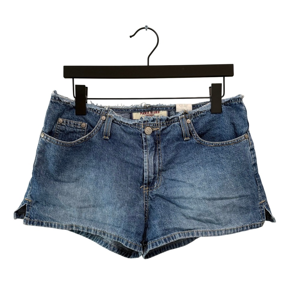 Vintage Y2K Paris Blues Low Rise Denim Shorts Size 5